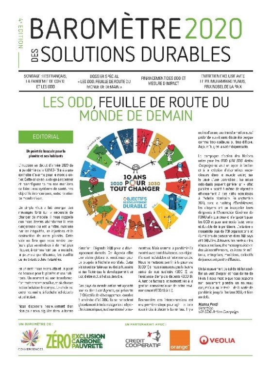 Baromètre des solutions durables 2020