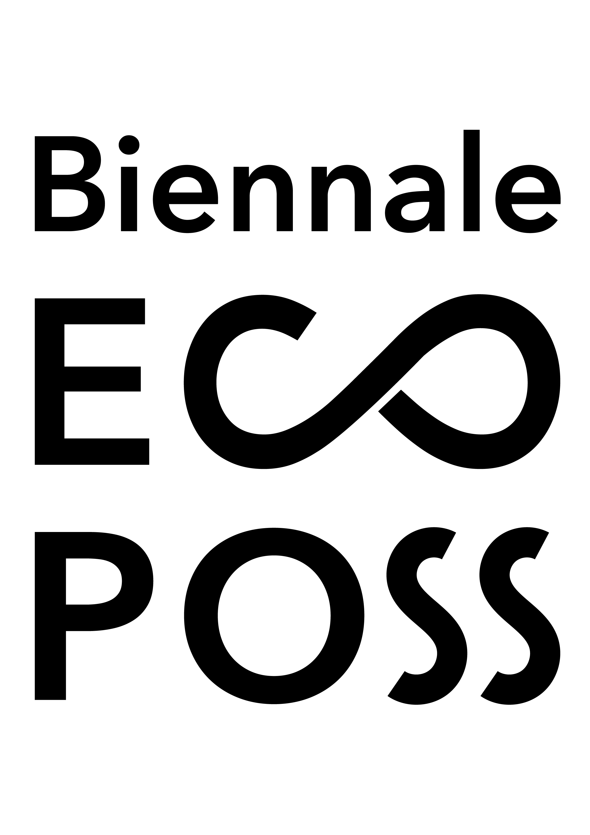 Logo BiennaleEcoposs Noir